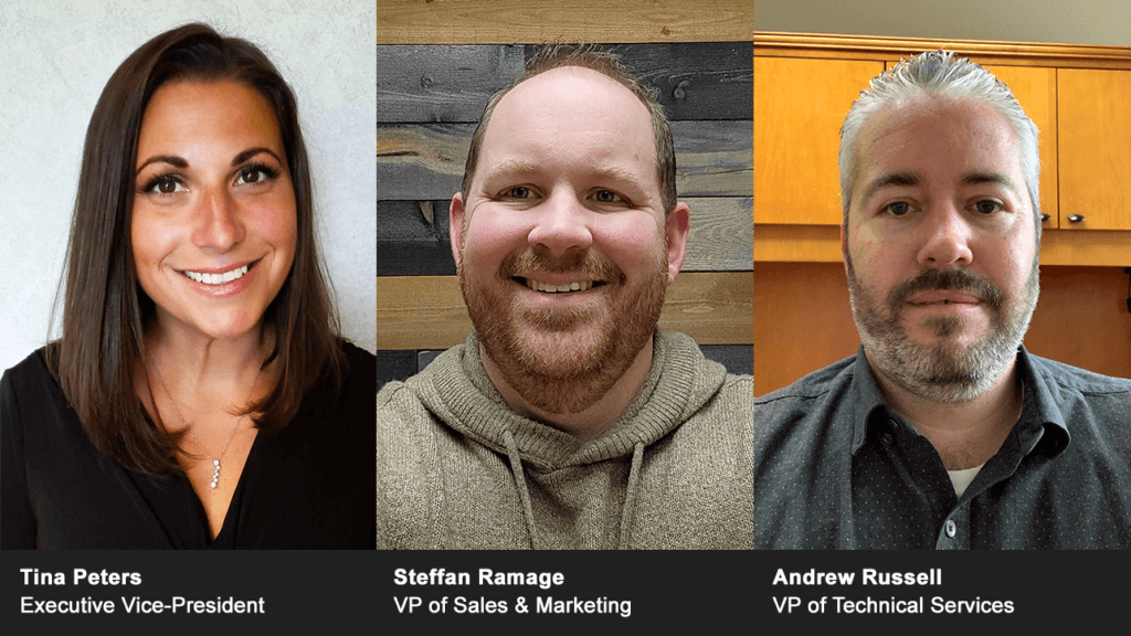 Tina Peters, Steffan Ramage and Andrew Russell assume leadership positions at Ƶ.